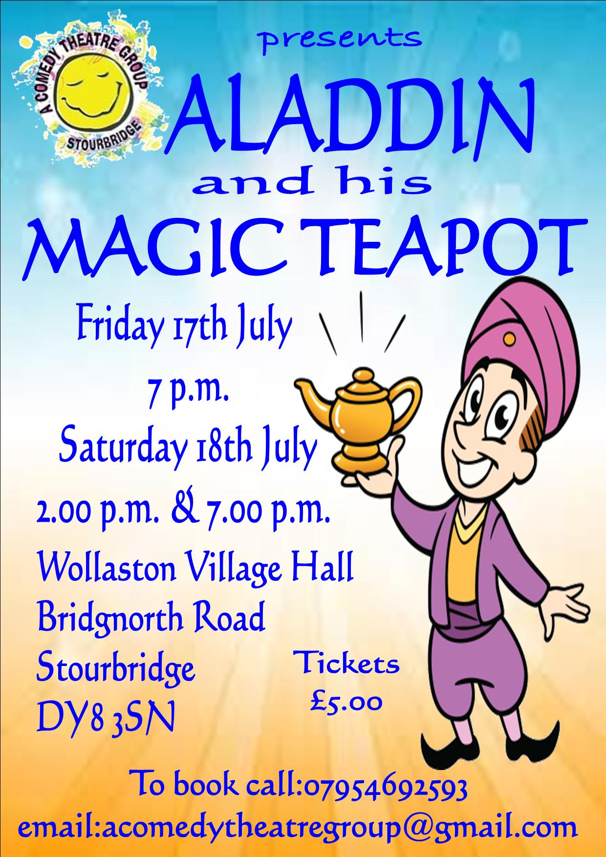 Aladdin and his Magic Teapot - A Summer Panto